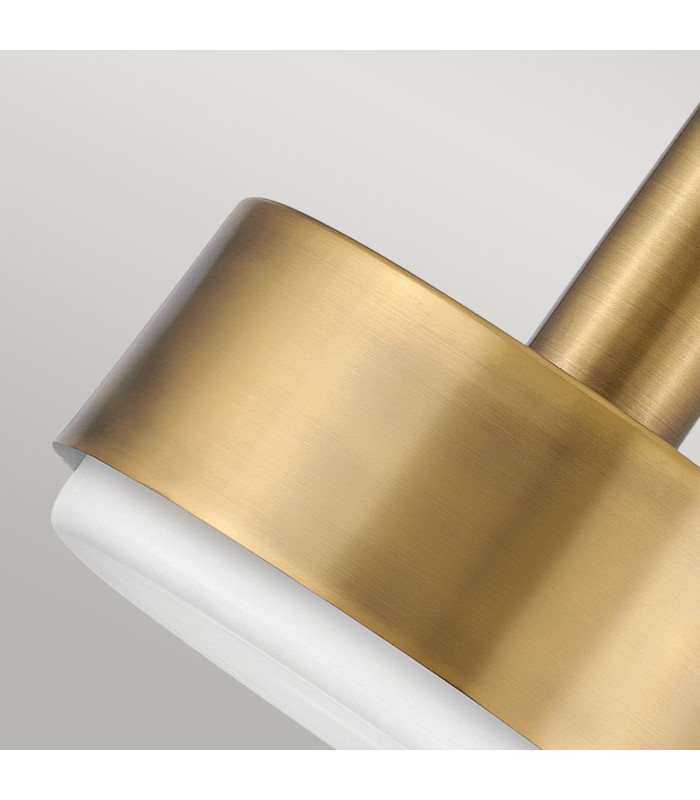 Hinkley Cedric Cylindrical Pendant Ceiling Light Contemporary Lacquered Brass 2x E27-2