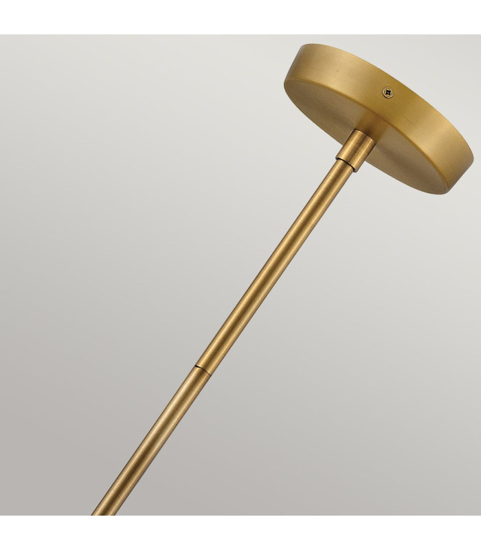 Hinkley Cedric Cylindrical Pendant Ceiling Light Contemporary Lacquered Brass 2x E27-4