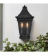 Hinkley Chapel Hill Outdoor Wall Lantern Traditional Museum Black IP44 2x E14-2