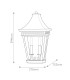 Hinkley Chapel Hill Outdoor Wall Lantern Traditional Museum Black IP44 2x E14-3