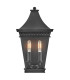 Hinkley Chapel Hill Outdoor Wall Lantern Traditional Museum Black IP44 2x E14-6