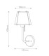 Hinkley Clarke Wall Lamp with Shade Contemporary Warm Brass Black Metal Shade 1x E27-3