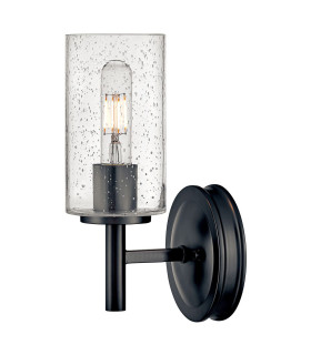 Hinkley Collier Wall Lamp Contemporary Black Oxide 1x E27-1
