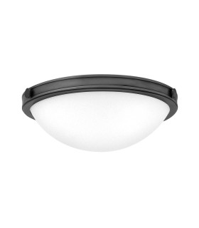 Hinkley Collier Flush Ceiling Light Contemporary Black Oxide 2x E27-1