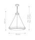 Hinkley Collier Pendant Ceiling Light Contemporary Black Oxide 4x E14-3