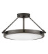 Hinkley Collier Cylindrical Ceiling Light Contemporary Black Oxide 4x E14-1