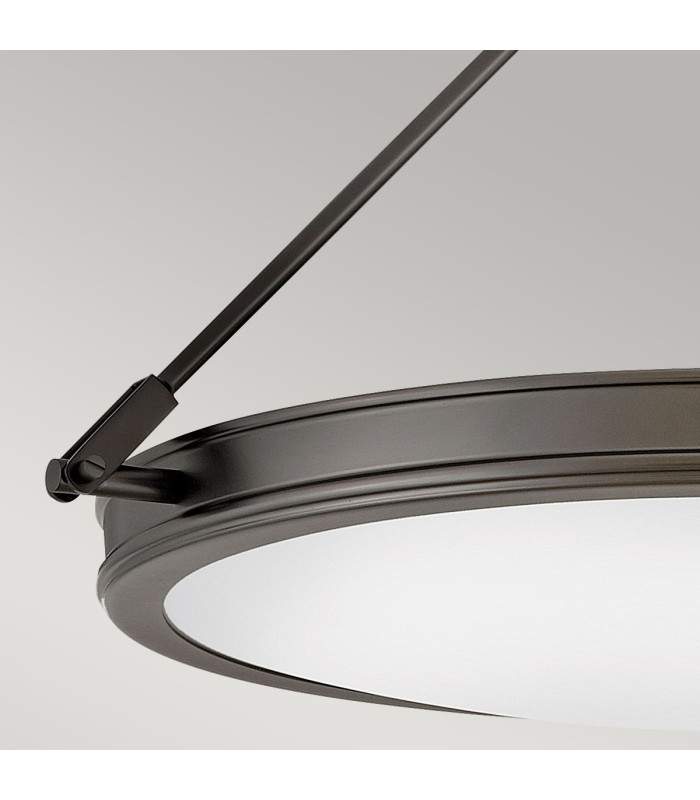 Hinkley Collier Cylindrical Ceiling Light Contemporary Black Oxide 4x E14-4