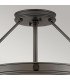 Hinkley Collier Cylindrical Ceiling Light Contemporary Black Oxide 4x E14-5