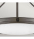 Hinkley Collier Cylindrical Ceiling Light Contemporary Black Oxide 4x E14-6