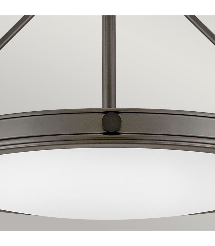 Hinkley Collier Cylindrical Ceiling Light Contemporary Black Oxide 4x E14-6