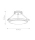 Hinkley Collier Cylindrical Ceiling Light Contemporary Black Oxide 3x E14-3