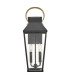 Hinkley Dawson Outdoor Wall Lantern Traditional Black Burnished Bronze accent IP44 2x E14-5