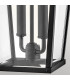 Hinkley Dawson Outdoor Wall Lantern Traditional Black Burnished Bronze accent IP44 2x E14-6