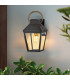 Hinkley Dawson Outdoor Wall Lantern Traditional Black Burnished Bronze accent IP44 1x E27-2