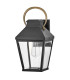 Hinkley Dawson Outdoor Wall Lantern Traditional Black Burnished Bronze accent IP44 1x E27-6