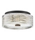 Hinkley Elle Cylindrical Ceiling Light Contemporary Black 2x E27-1