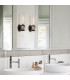 Hinkley Ellison Bathroom Wall Lamp Contemporary Black Brushed Nickel IP44 1x E27-2