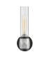 Hinkley Ellison Bathroom Wall Lamp Contemporary Black Brushed Nickel IP44 1x E27-6