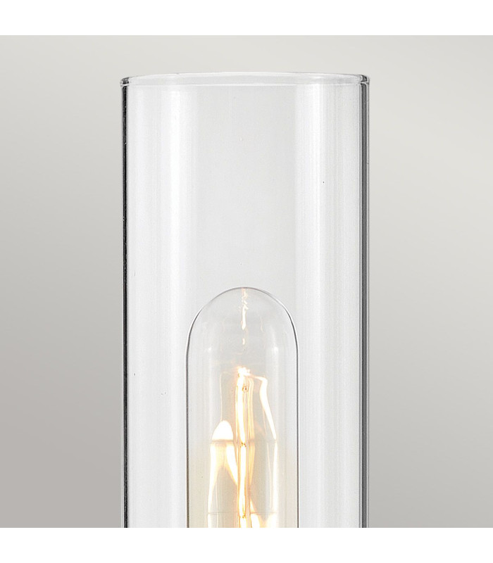 Hinkley Ellison Bathroom Wall Lamp Contemporary Black Heritage Brass IP44 1x E27-6