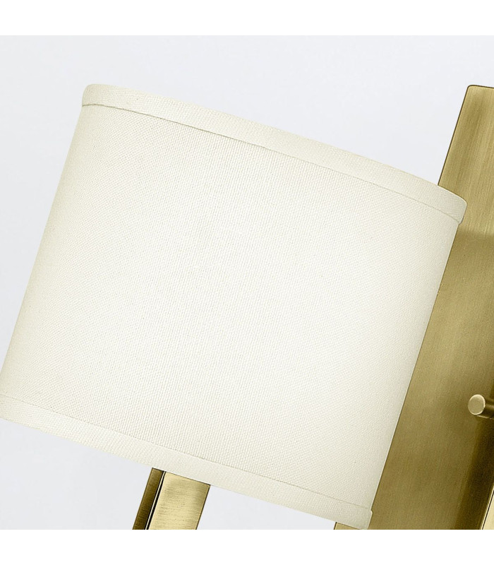 Hinkley Hampton Wall Lamp with Shade Classic Brushed Brass 1x E27-4