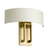 Hinkley Hampton Wall Lamp with Shade Classic Brushed Brass 2x E14-1