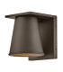 Hinkley Hans Outdoor Wall Down Lamp Contemporary Architectural Bronze 2700K IP44 1x GU10-1
