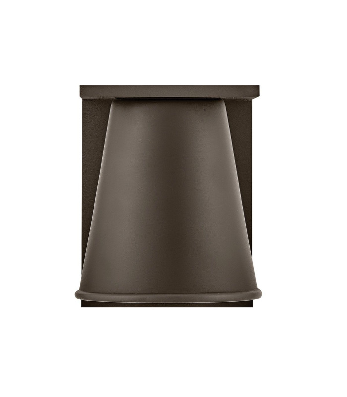 Hinkley Hans Outdoor Wall Down Lamp Contemporary Architectural Bronze 2700K IP44 1x GU10-6