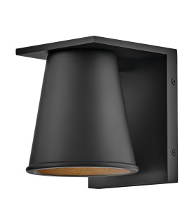 Hinkley Hans Outdoor Wall Down Lamp Contemporary Textured Black 2700K IP44 1x GU10-1