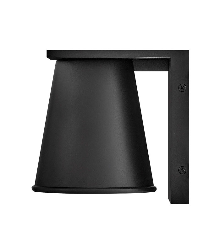 Hinkley Hans Outdoor Wall Down Lamp Contemporary Textured Black 2700K IP44 1x GU10-4