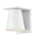 Hinkley Hans Outdoor Wall Down Lamp Contemporary Textured White 2700K IP44 1x GU10-1