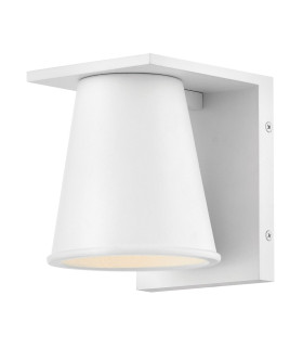 Hinkley Hans Outdoor Wall Down Lamp Contemporary Textured White 2700K IP44 1x GU10-1