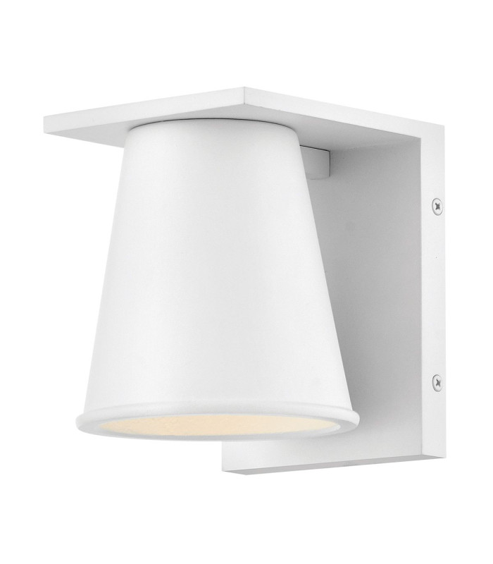 Hinkley Hans Outdoor Wall Down Lamp Contemporary Textured White 2700K IP44 1x GU10-1