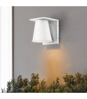Hinkley Hans Outdoor Wall Down Lamp Contemporary Textured White 2700K IP44 1x GU10-2