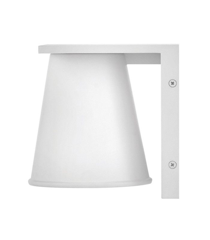 Hinkley Hans Outdoor Wall Down Lamp Contemporary Textured White 2700K IP44 1x GU10-4