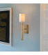 Hinkley Moore Candle Wall Lamp Traditional Heritage Brass Ivory Linen Shade 1x E14-2