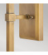 Hinkley Moore Candle Wall Lamp Traditional Heritage Brass Ivory Linen Shade 1x E14-6