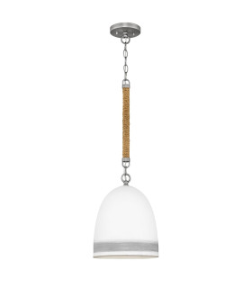Hinkley Nash Dome Pendant Ceiling Light Traditional Antique Nickel 1x E27-1