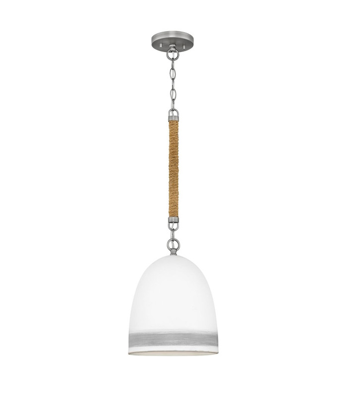 Hinkley Nash Dome Pendant Ceiling Light Traditional Antique Nickel 1x E27-1