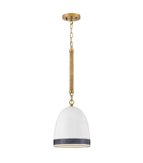 Hinkley Nash Dome Pendant Ceiling Light Traditional Heritage Brass 1x E27-1