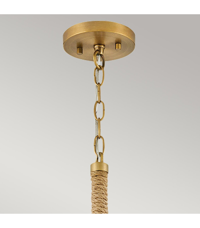 Hinkley Nash Dome Pendant Ceiling Light Traditional Heritage Brass 1x E27-5