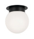 Kichler Albers Globe Ceiling Light Contemporary Black 1x E27-1