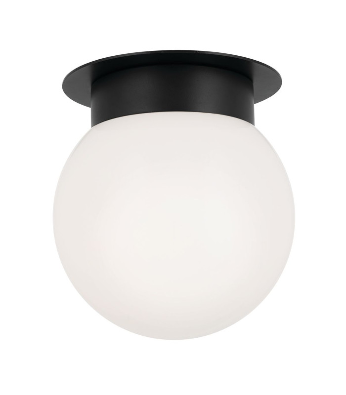 Kichler Albers Globe Ceiling Light Contemporary Black 1x E27-1
