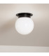 Kichler Albers Globe Ceiling Light Contemporary Black 1x E27-5