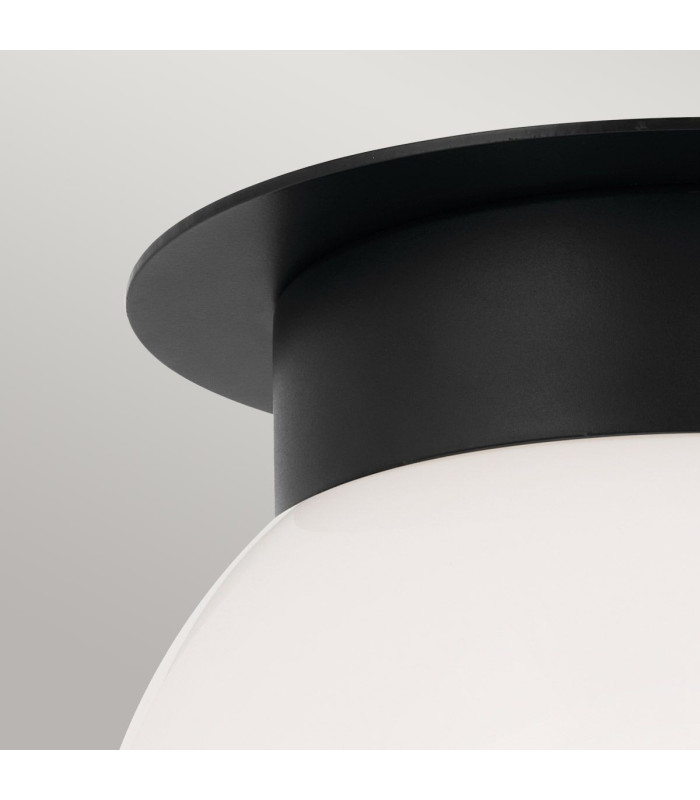 Kichler Albers Globe Ceiling Light Contemporary Black 1x E27-6