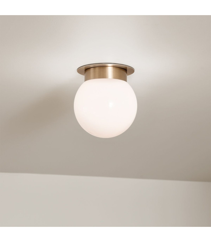 Kichler Albers Globe Ceiling Light Contemporary Champagne Bronze 1x E27-5