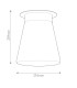 Kichler Albers Semi Flush Ceiling Light Contemporary Black 1x E27-3