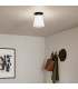 Kichler Albers Semi Flush Ceiling Light Contemporary Black 1x E27-4