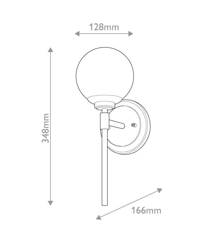 Kichler Benno Bathroom Wall Lamp Contemporary Champagne Bronze 3000K IP44 1x G9-3