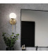Kichler Benno Bathroom Wall Lamp Contemporary Champagne Bronze 3000K IP44 1x G9-4