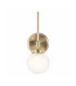 Kichler Benno Bathroom Wall Lamp Contemporary Champagne Bronze 3000K IP44 1x G9-5